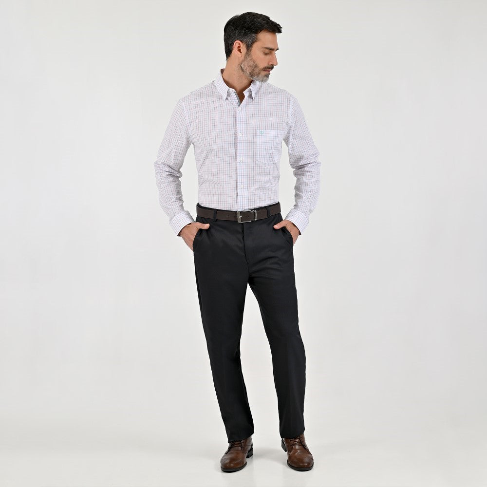 Pantalón Sansabelt Para Caballero Slim Fit 8228 Negro