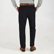 Pantalón Sansabelt Para Caballero Slim Fit 8228 Azul Marino