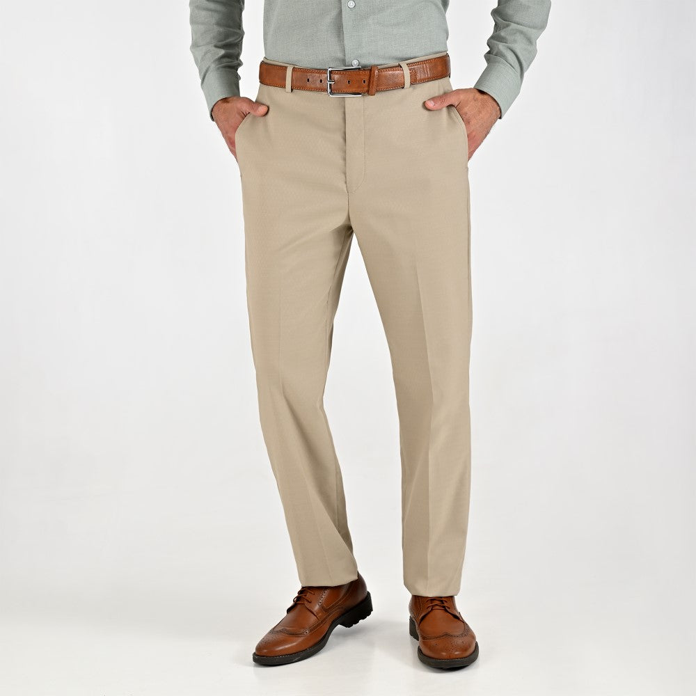 Pantalón Sansabelt Para Caballero Slim Fit 8228 Beige