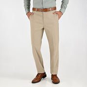 Pantalón Sansabelt Para Caballero Slim Fit 8228 Beige