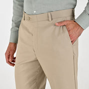 Pantalón Sansabelt Para Caballero Slim Fit 8228 Beige