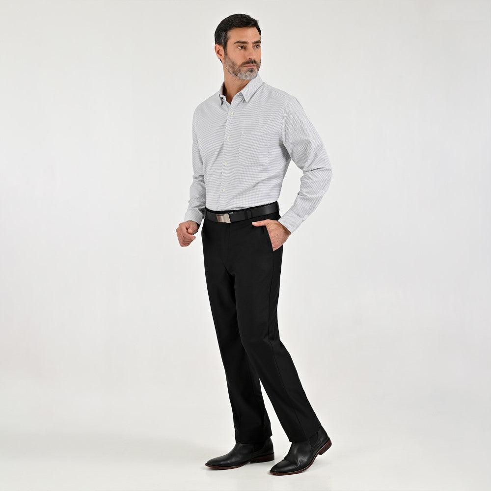 Pantalón Sansabelt Para Caballero Slim Fit 8231 Negro
