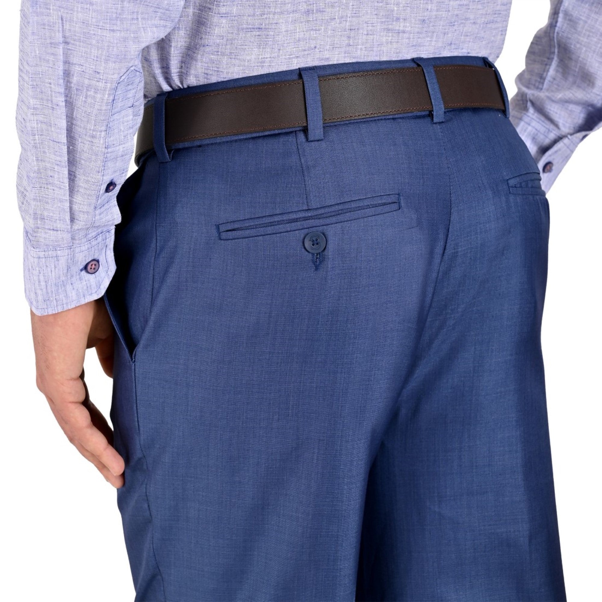 Pantalón de Ventir Sansabelt Cintura Ajustable Fit 3787 Azul Pizarra