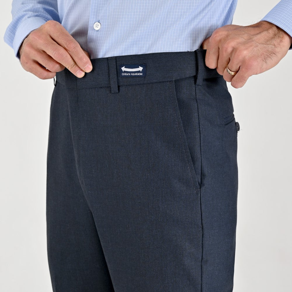 Pantalón de vestir Sansabelt Slim Fit 7309 Azul marino