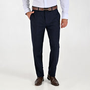 Pantalón Sansabelt Para Caballero Slim Fit 8230 Azul Marino
