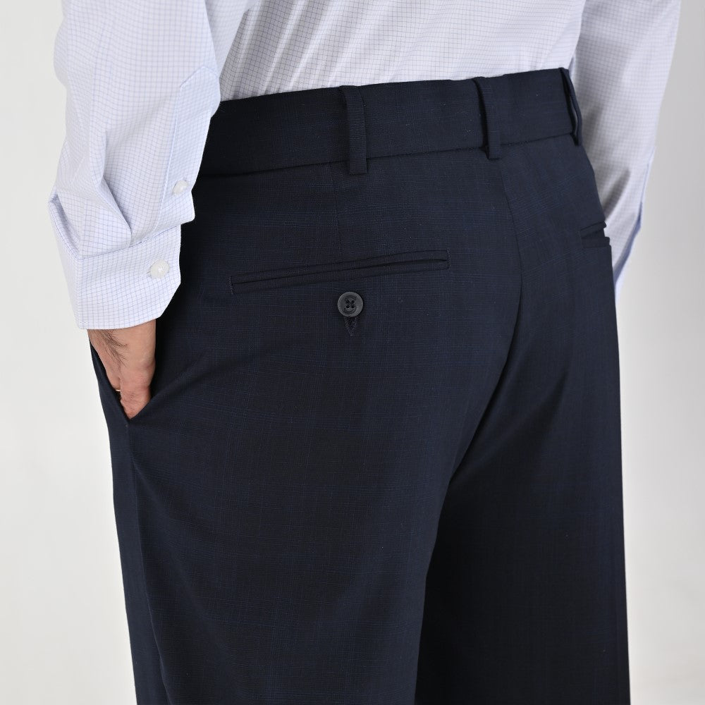 Pantalón Sansabelt Para Caballero Slim Fit 8230 Azul Marino