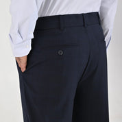 Pantalón Sansabelt Para Caballero Slim Fit 8230 Azul Marino