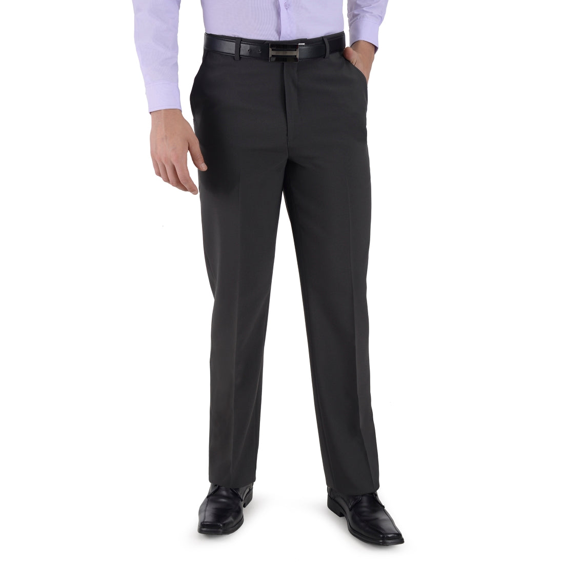 Pantalon de Vestir Sansabelt Regular Fit B202 Gris Oxford