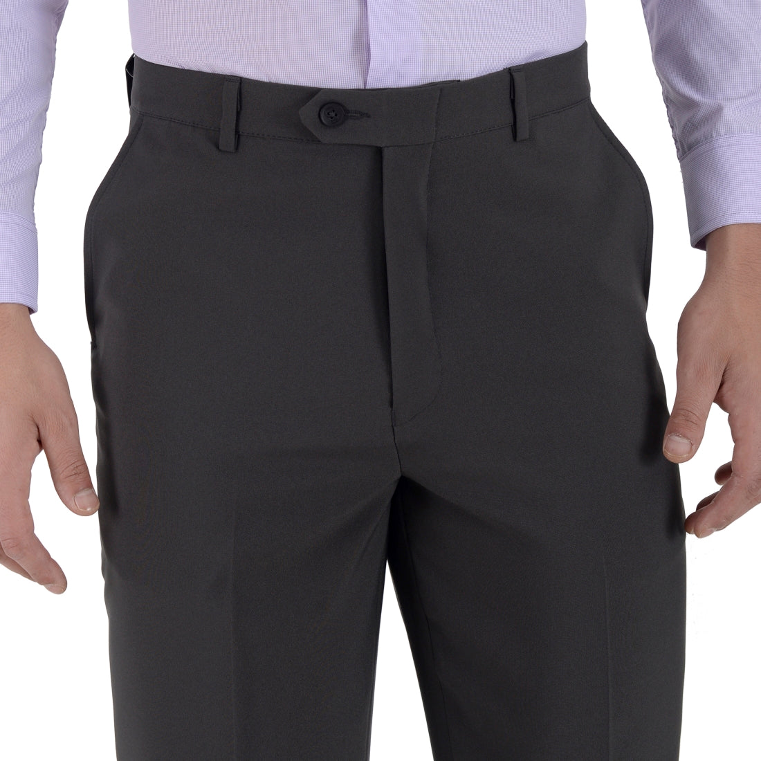 Pantalon de Vestir Sansabelt Regular Fit B202 Gris Oxford
