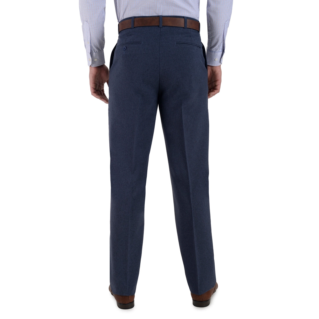 Pantalon de Vestir Sansabelt Regular Fit B202 Azul Pizarra