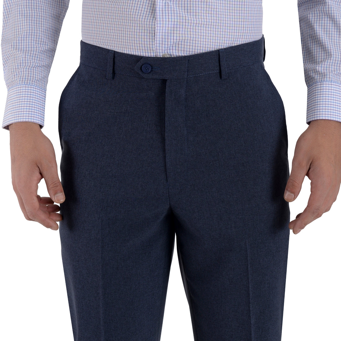 Pantalon de Vestir Sansabelt Regular Fit B202 Azul Pizarra