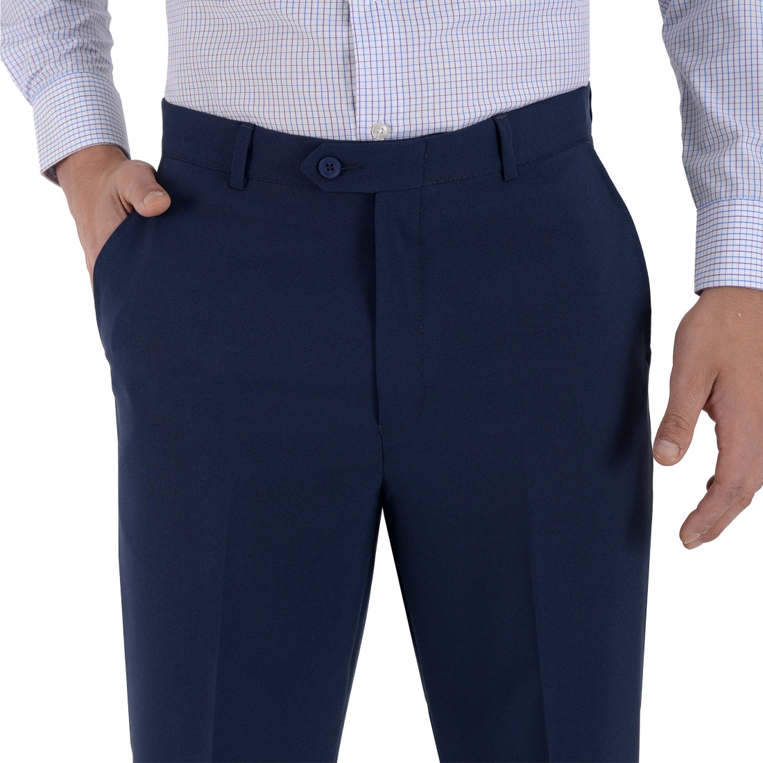 Pantalon de Vestir Sansabelt Regular Fit B202 Azul Zafiro