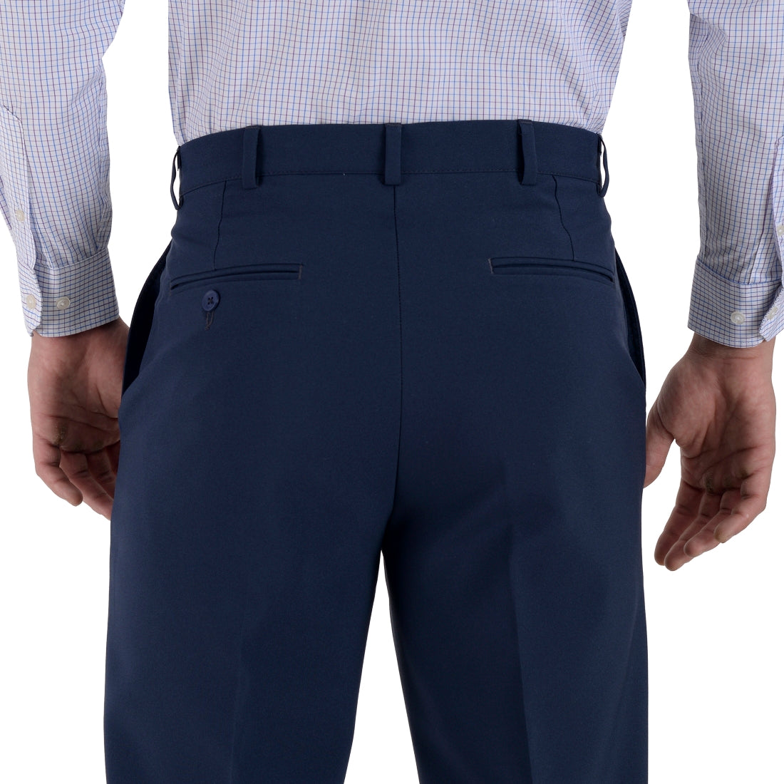 Pantalon de Vestir Sansabelt Regular Fit B202 Azul Zafiro