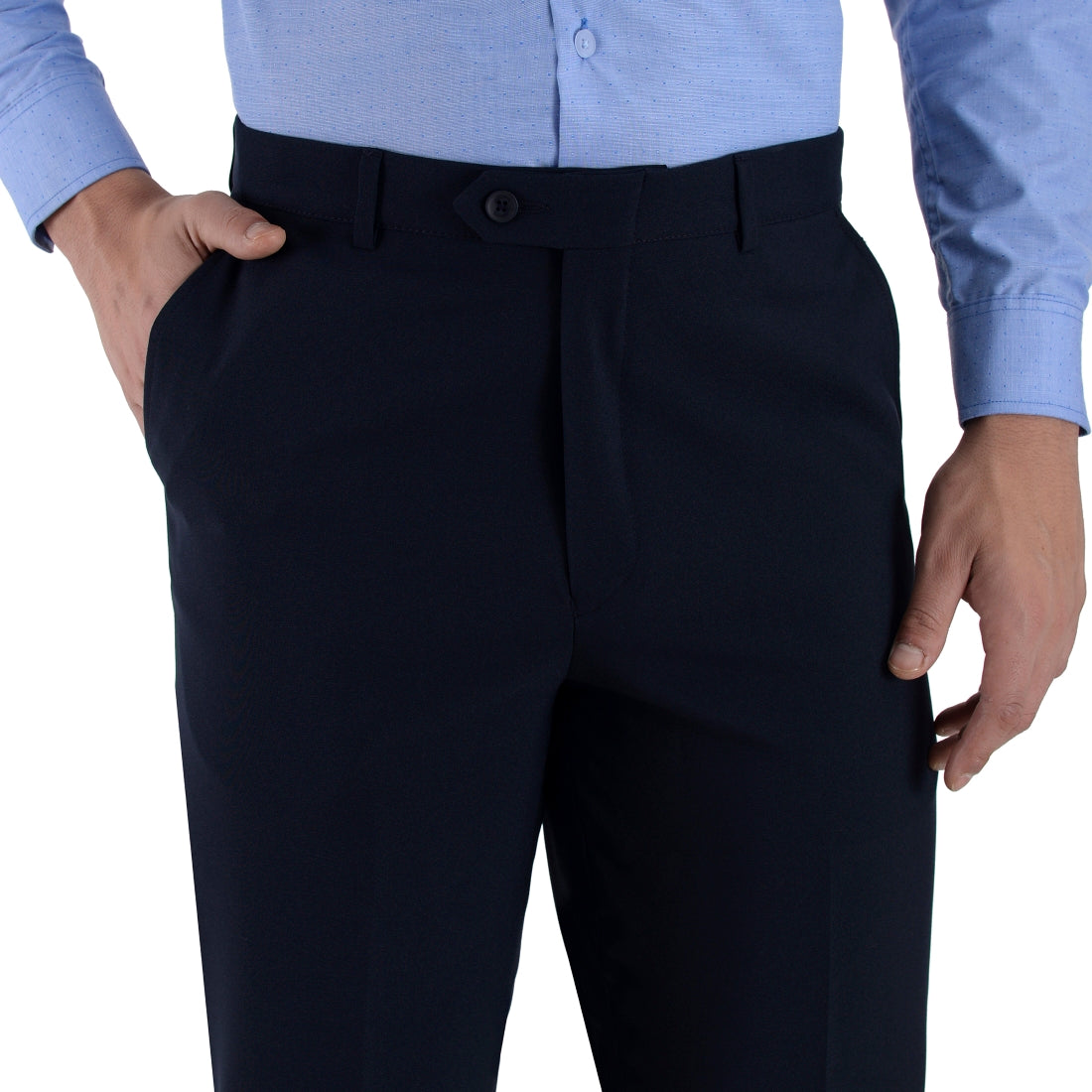 Pantalon de Vestir Sansabelt Regular Fit B202 Marino