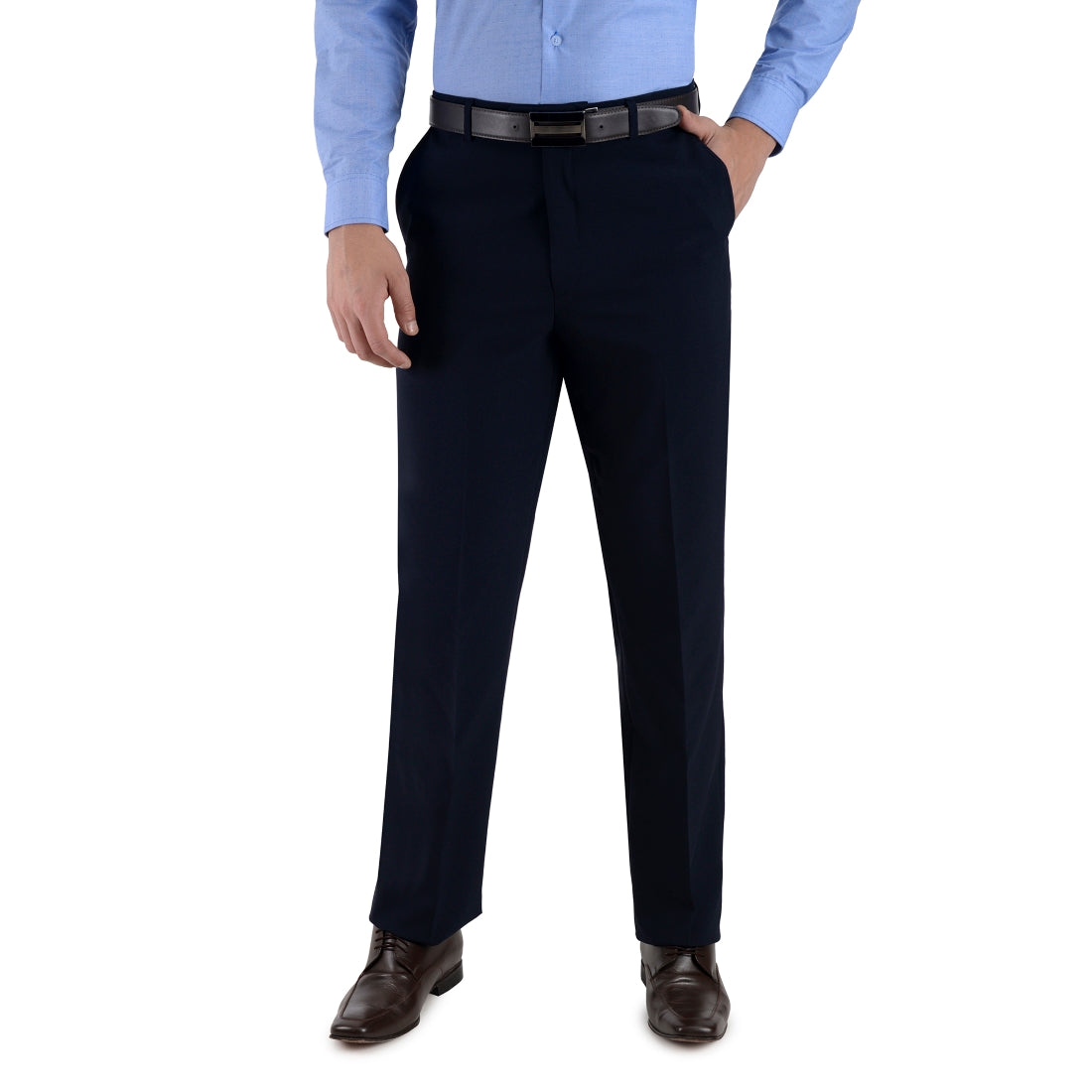 Pantalon de Vestir Sansabelt Regular Fit B202 Marino