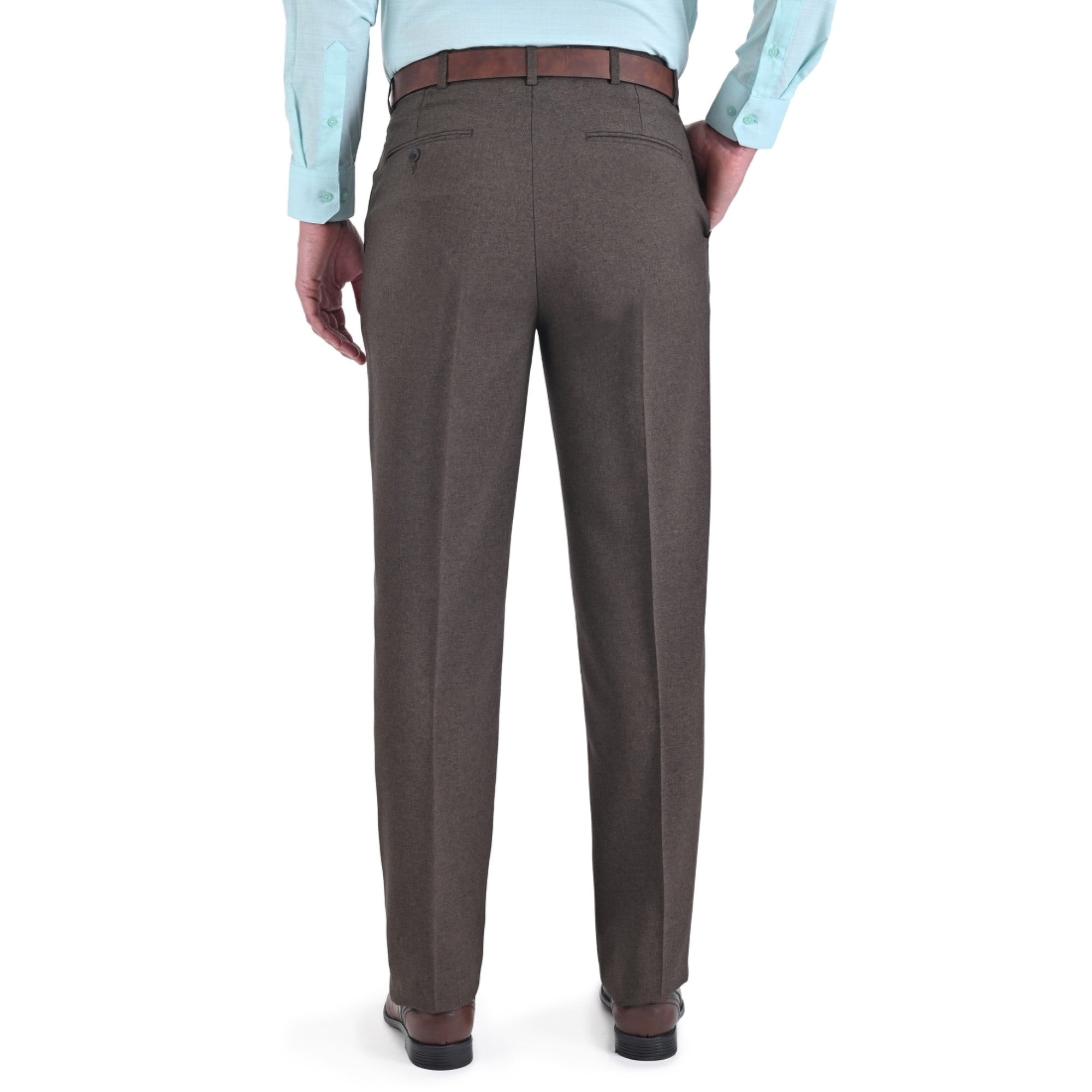 Pantalon de Vestir Sansabelt Regular Fit B202 Tabaco