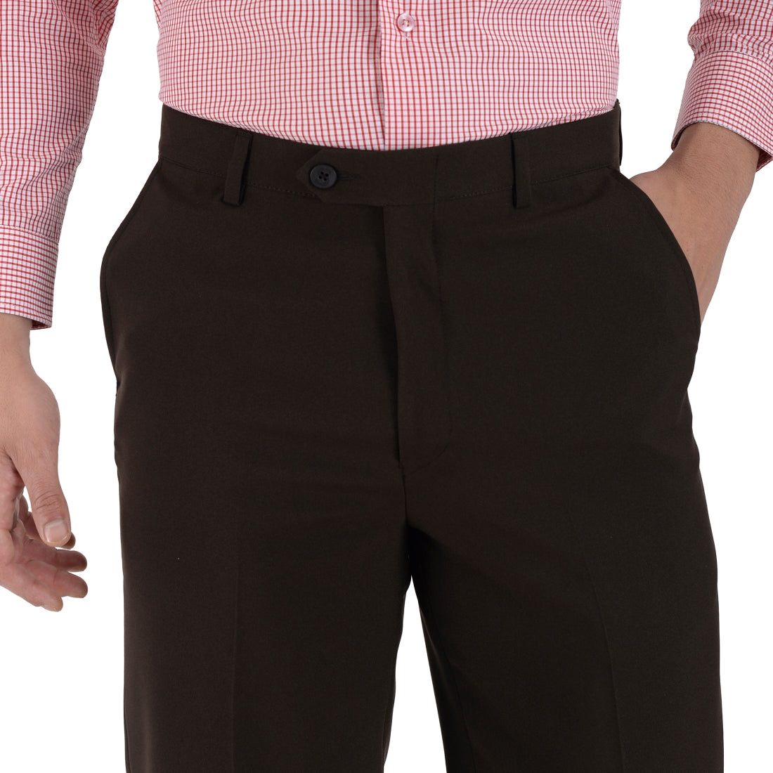 Pantalon de Vestir Sansabelt Regular Fit B202 Café