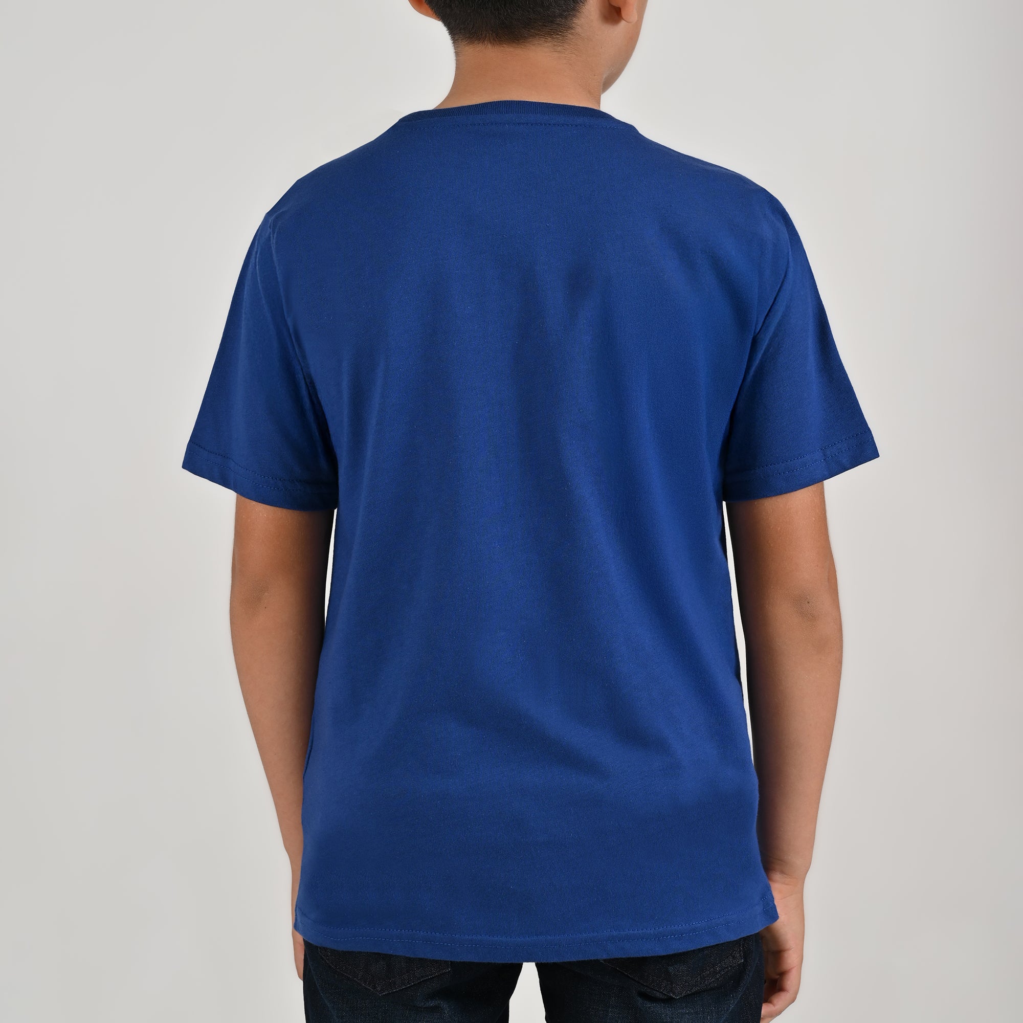 Playera Yale Boys Cuello Redondo Manga Corta Fit 6961 Marino