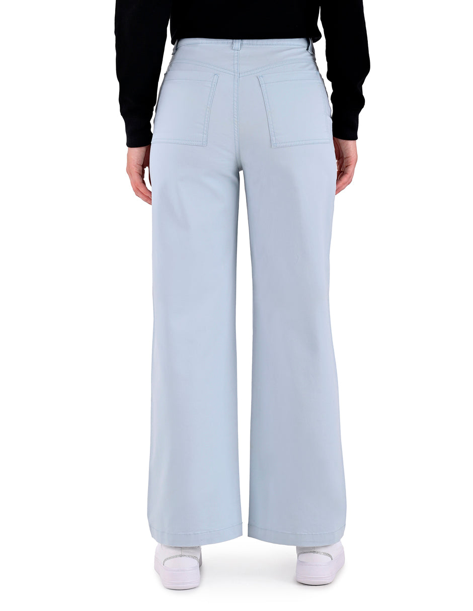 Pantalon Casual Supply Company regular fit Azul Cielo