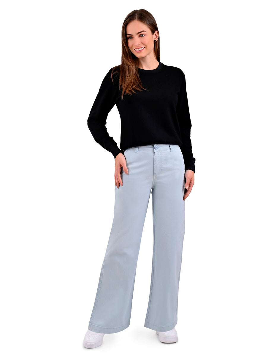 Pantalon Casual Supply Company regular fit Azul Cielo