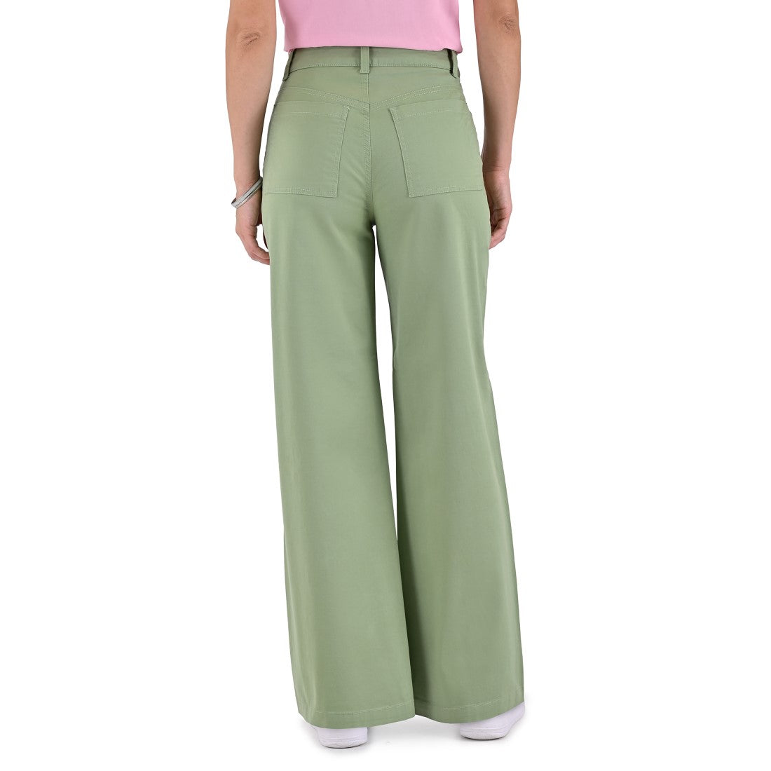 Pantalon Casual Supply Woman Sin Pinzas 0894 Verde Aceituna