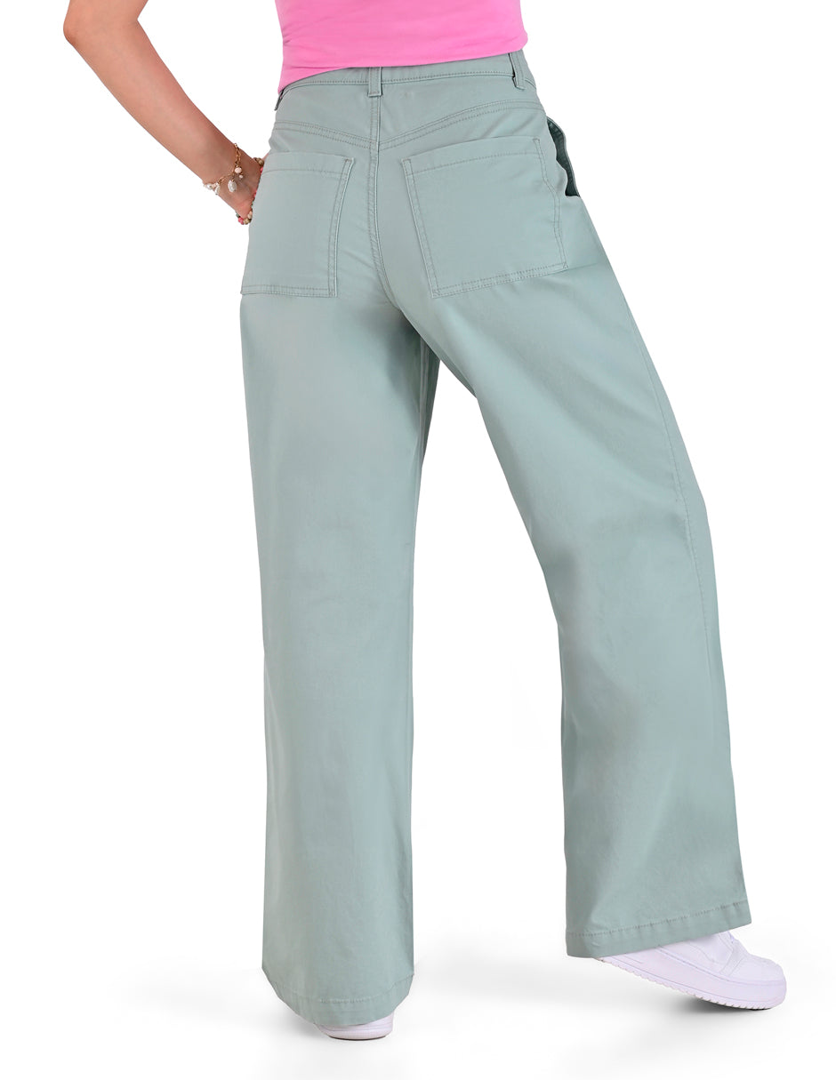Pantalón  Casual Supply Woman Sin Pinzas A894