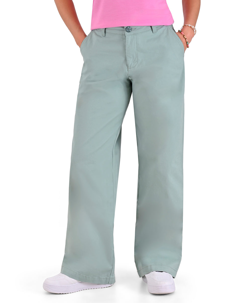 Pantalón  Casual Supply Woman Sin Pinzas A894