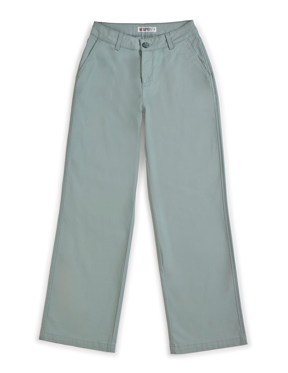 Pantalón  Casual Supply Woman Sin Pinzas A894