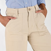 Pantalón Casual Para Dama Supply Woman Straight Fit 5538 Beige claro