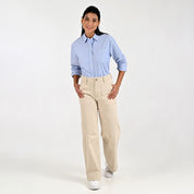 Pantalón Casual Para Dama Supply Woman Straight Fit 5538 Beige claro