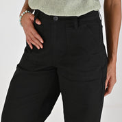 Pantalón Casual Para Dama Supply Woman Straight Fit 5538 Negro