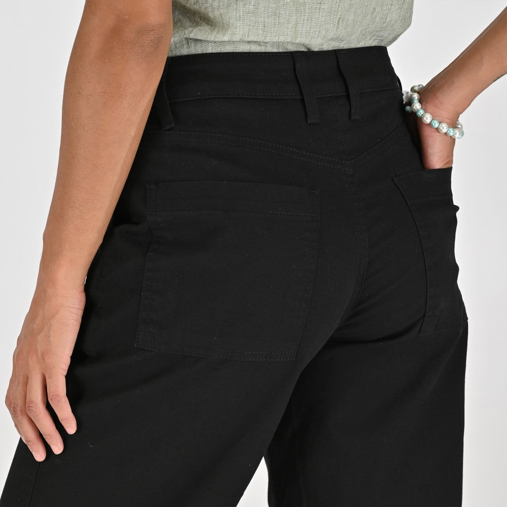Pantalón Casual Para Dama Supply Woman Straight Fit 5538 Negro