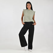 Pantalón Casual Para Dama Supply Woman Straight Fit 5538 Negro