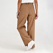 Pantalón Casual Para Dama Supply Woman Straight Fit 5538 Café