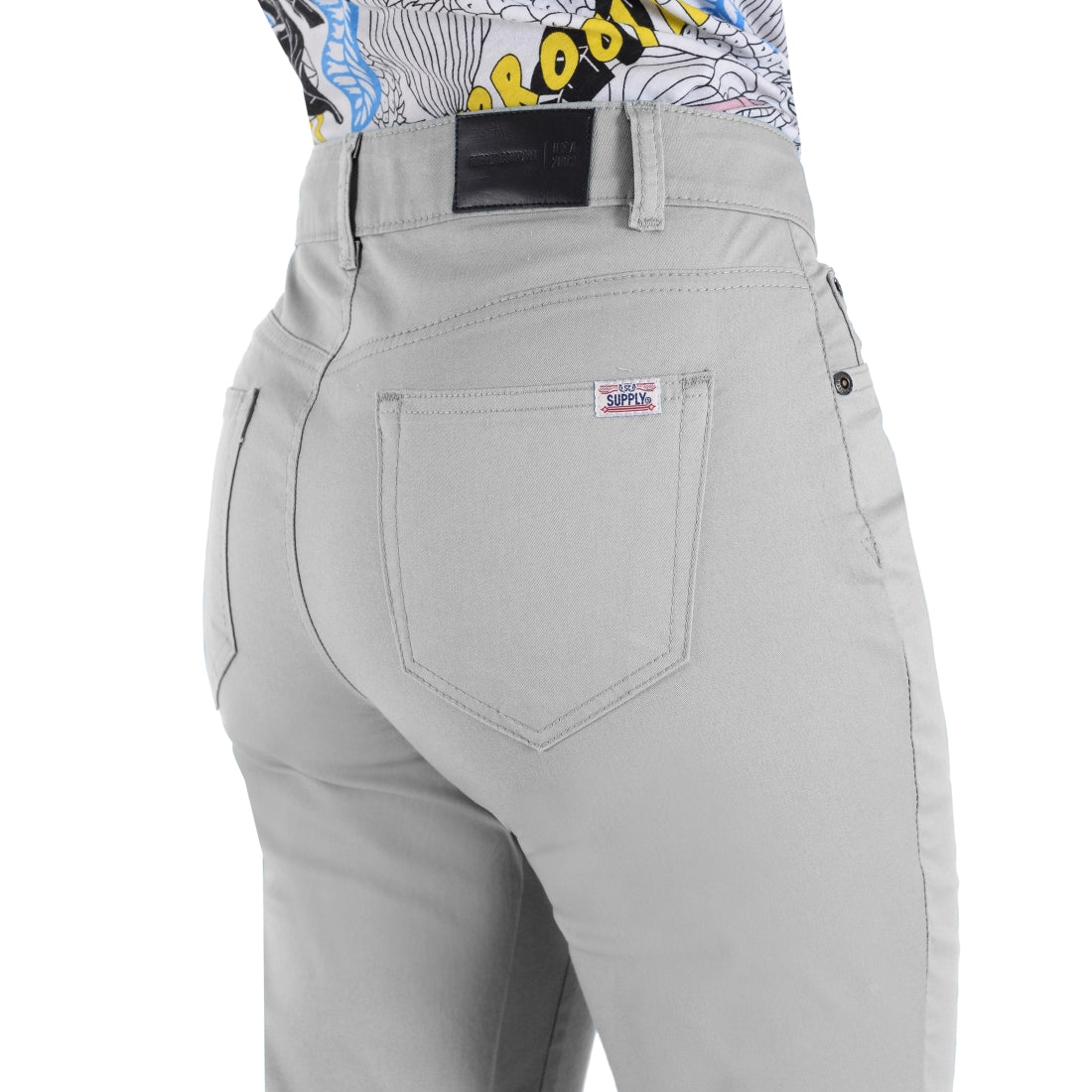 Jeans Supply Company de Gabardina Gris