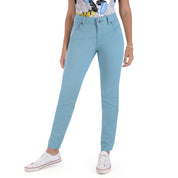 Pantalón Vaquero Supply Woman Skinny 0988 Azul / Verde
