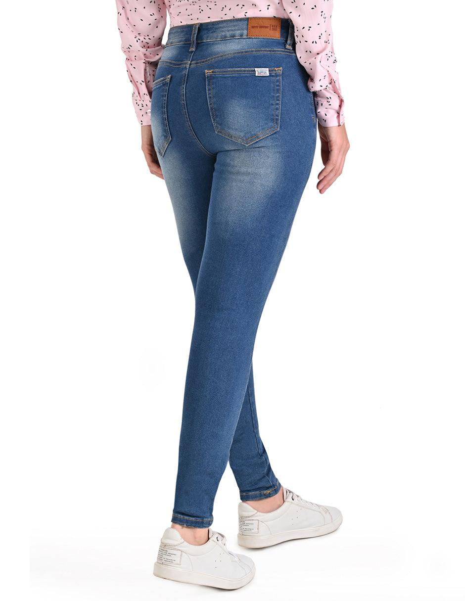 Pantalón Vaquero Supply Woman Skinny 2307 Azul Plumbago