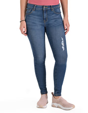 Pantalón Vaquero Supply Woman Skinny 2307 Azul Petroleo