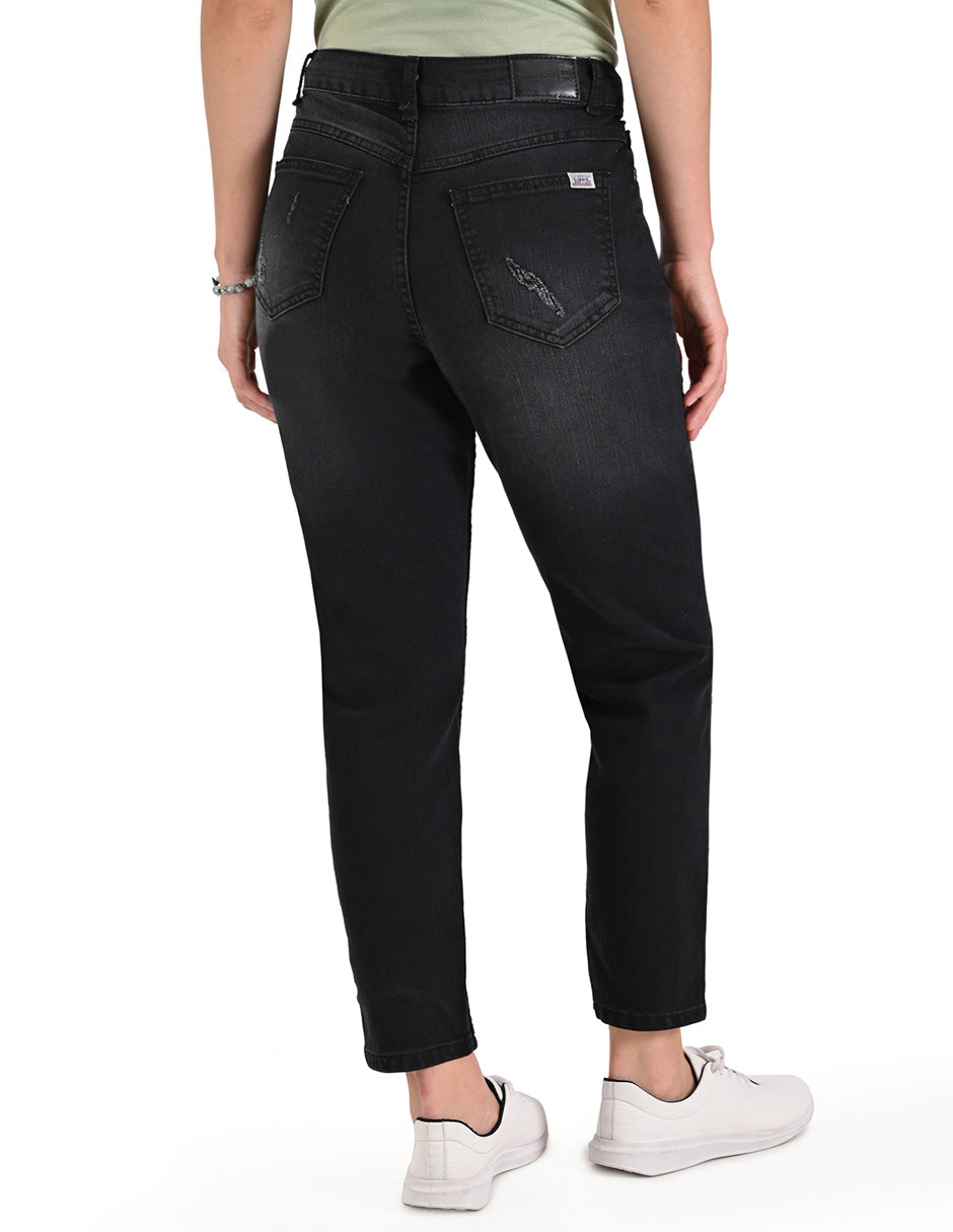 Pantalón Vaquero Supply Woman Boyfriend 0819 Negro