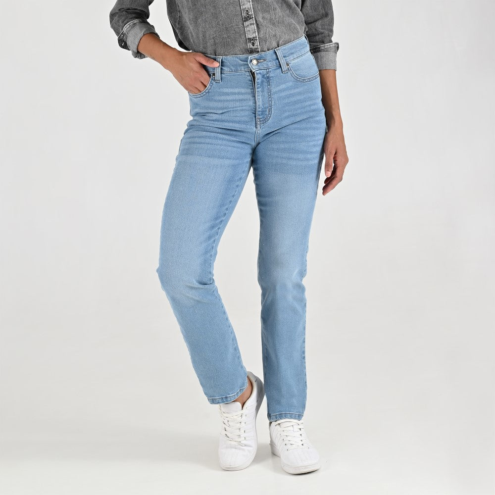 Jeans Para Dama Supply Woman Regular Fit 2384 Azul Petróleo