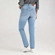 Jeans Para Dama Supply Woman Regular Fit 2384 Azul Petróleo