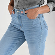 Jeans Para Dama Supply Woman Regular Fit 2384 Azul Petróleo