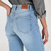Jeans Para Dama Supply Woman Regular Fit 2384 Azul Petróleo