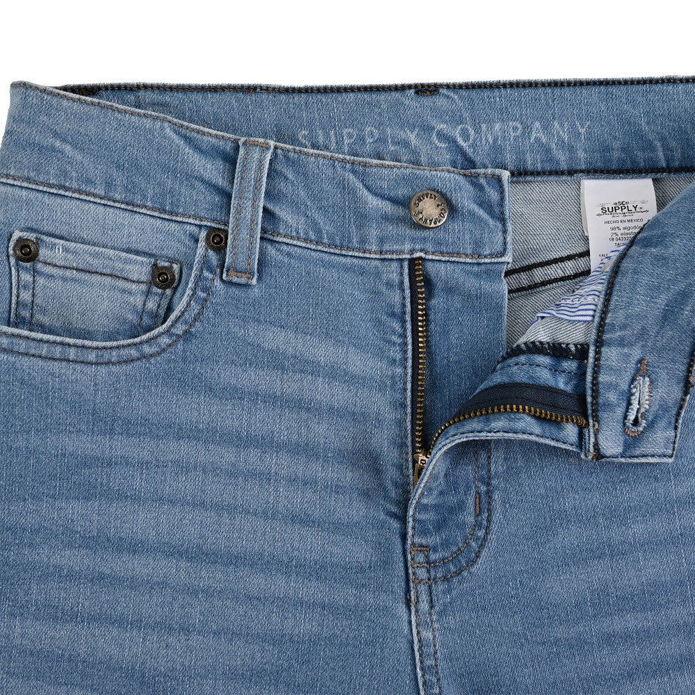 Jeans Para Dama Supply Woman Regular Fit 2384 Azul Petróleo