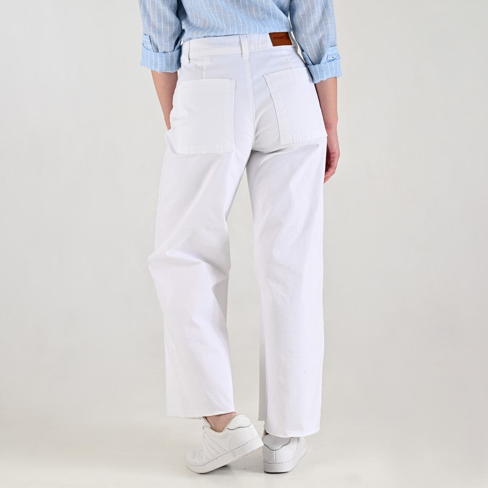 Jeans Supply Woman Straight 5538 Blanco