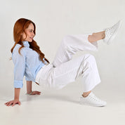 Jeans Supply Woman Straight 5538 Blanco
