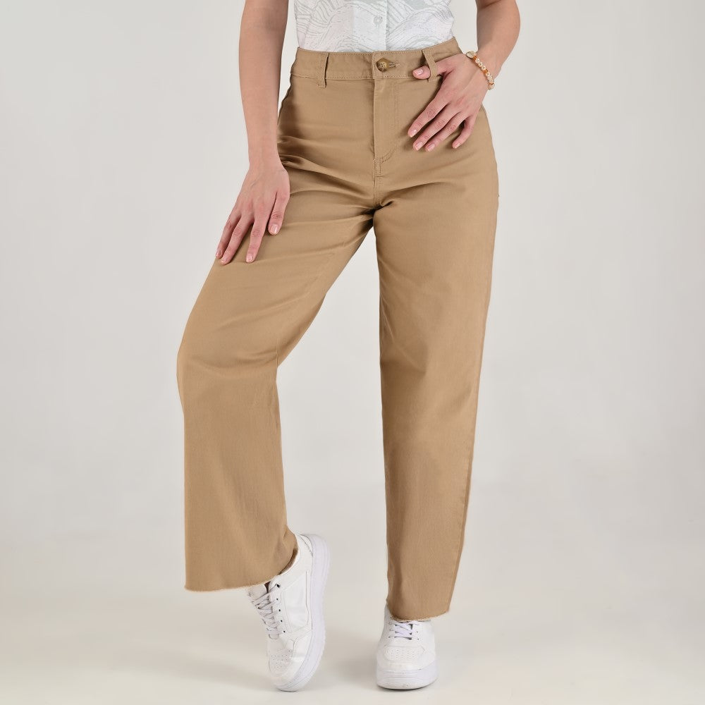 Jeans Supply Woman Straight 5538 Kaki