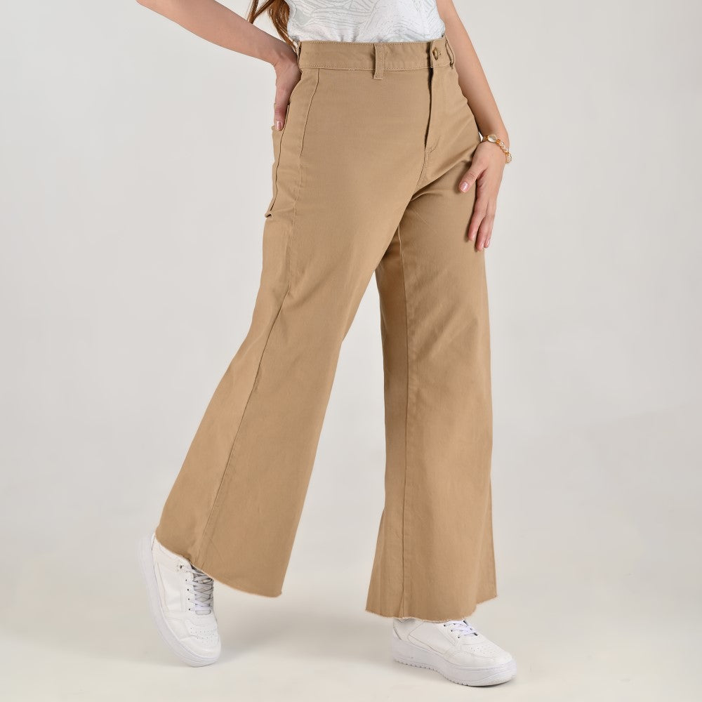 Jeans Supply Woman Straight 5538 Kaki