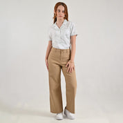 Jeans Supply Woman Straight 5538 Kaki
