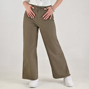 Jeans Supply Woman Straight 5538 Verde Musgo
